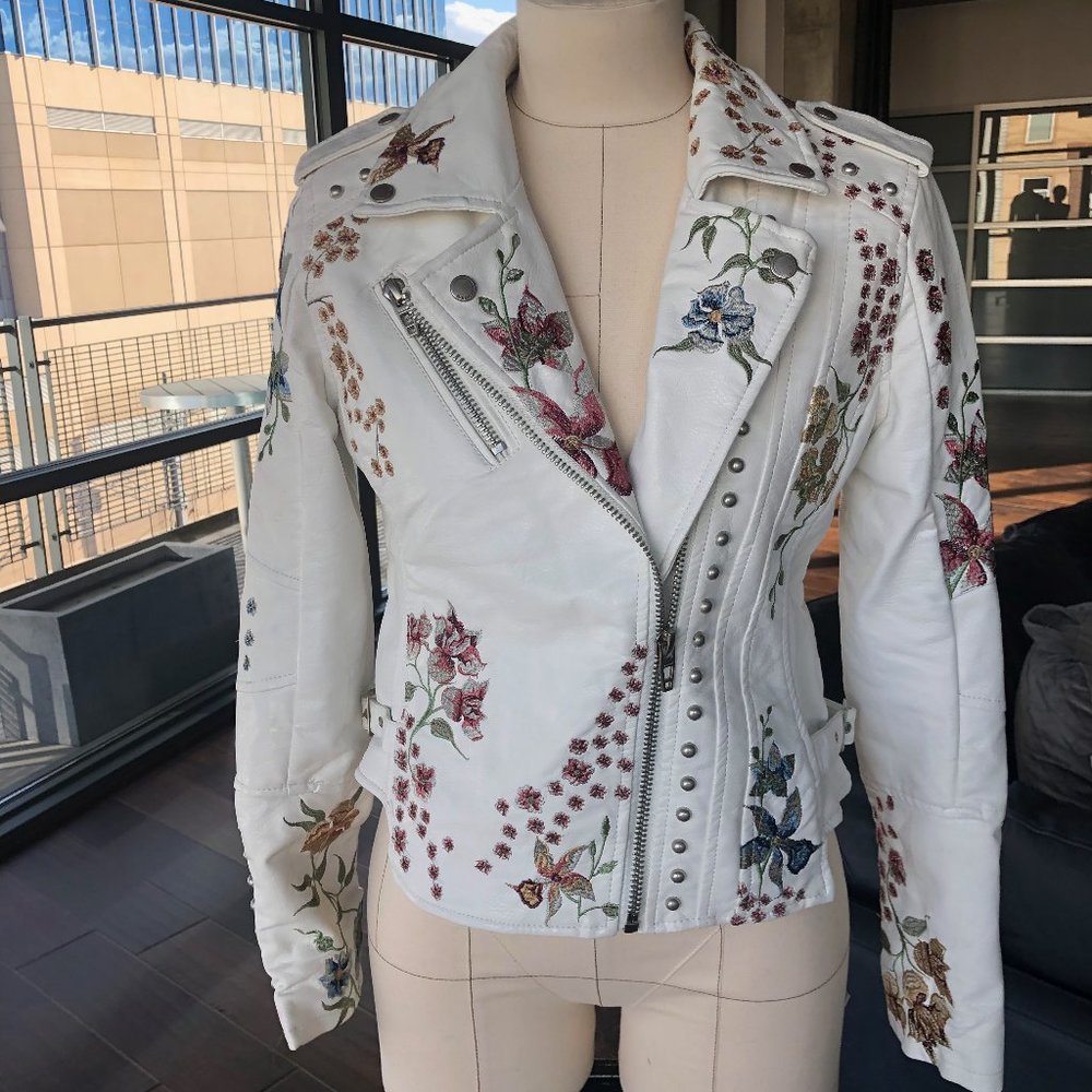 BLANK NYC faux leather jacket